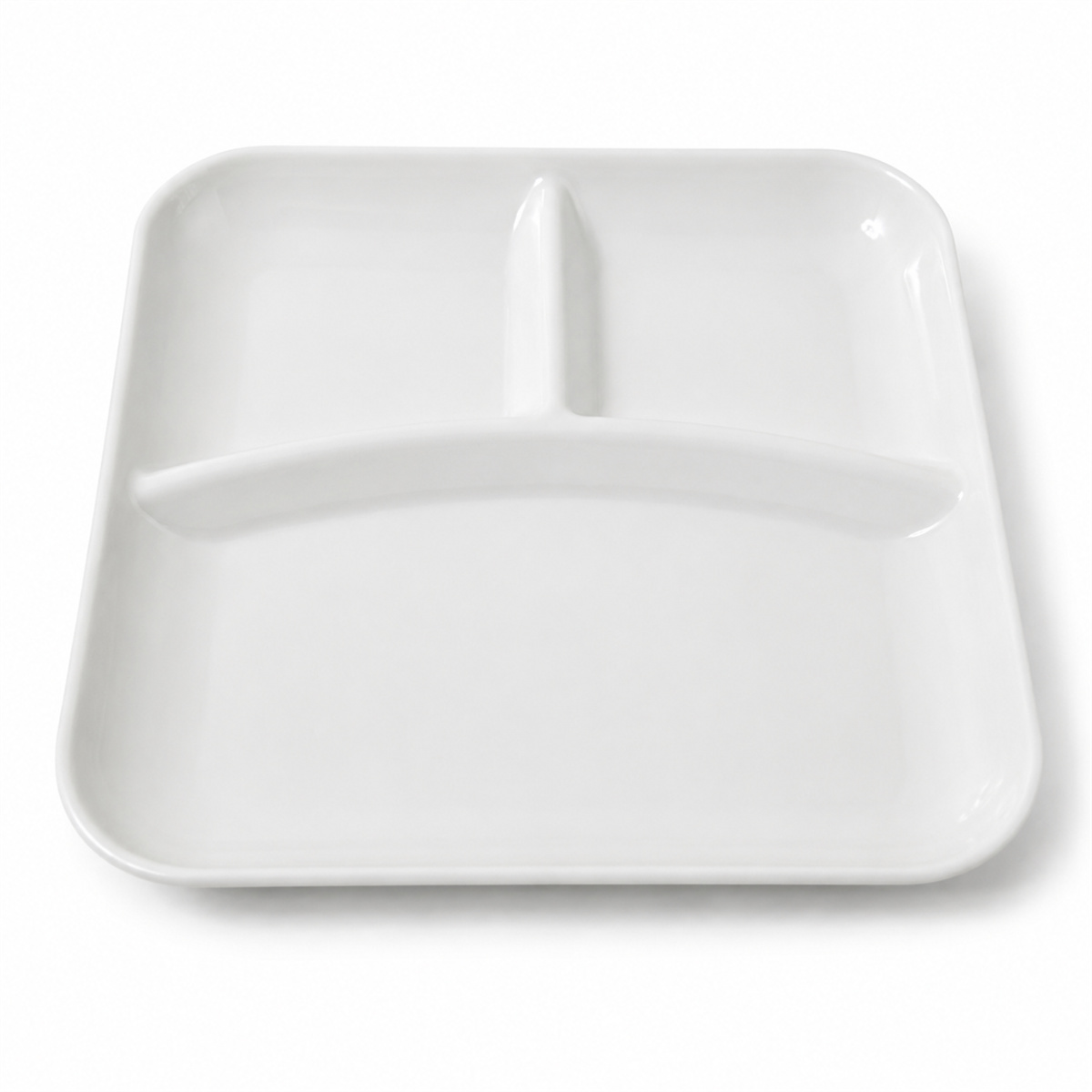 Divided Portion Plate Rectangular 9" product photo