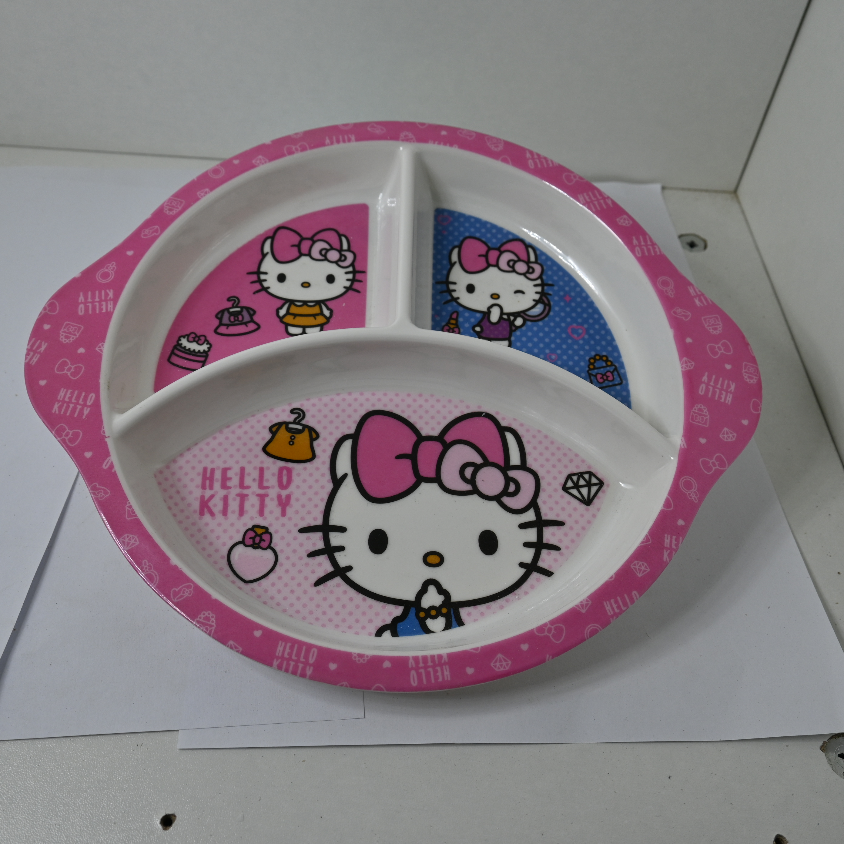 Kids Divided Snack Plate 10" product photo